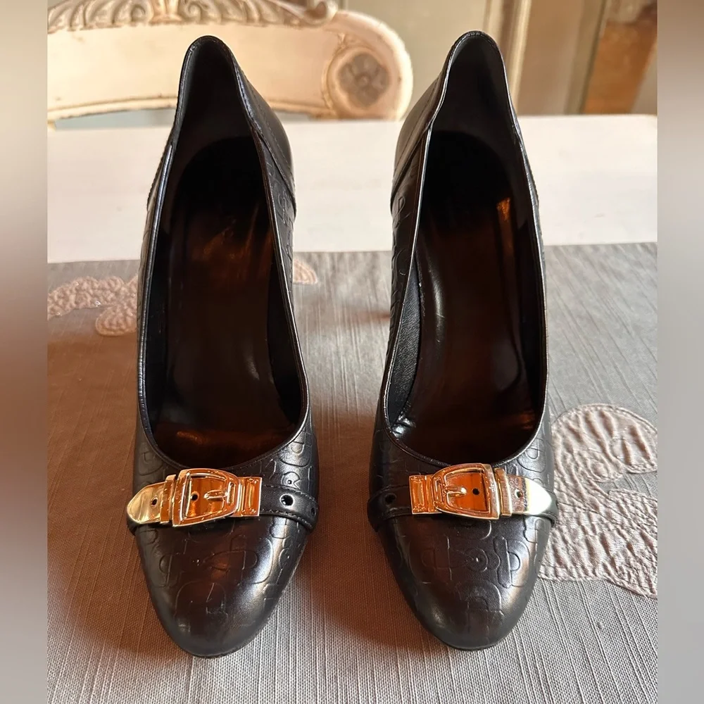 Gucci - Black Calf Leather Pumps - Picture 4 of 10